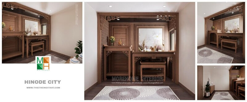 Thiết kế chung cư Hinode city 3 phòng ngủ hiện đại